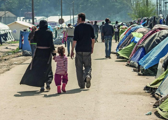 Greece, Idomeni (border with Macedonia), March 22nd 2016: the bi